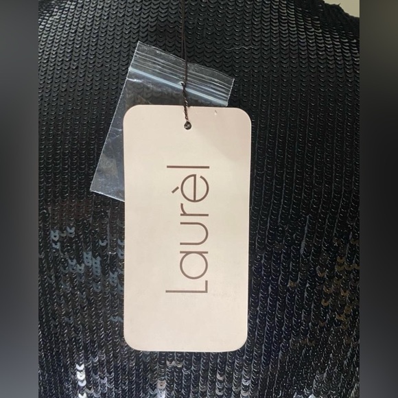 Laurèl black sequence dress - Picture 4 of 6